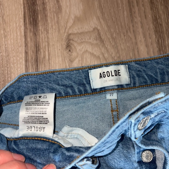 AGOLDE high rise button closer jeans - Picture 3 of 3